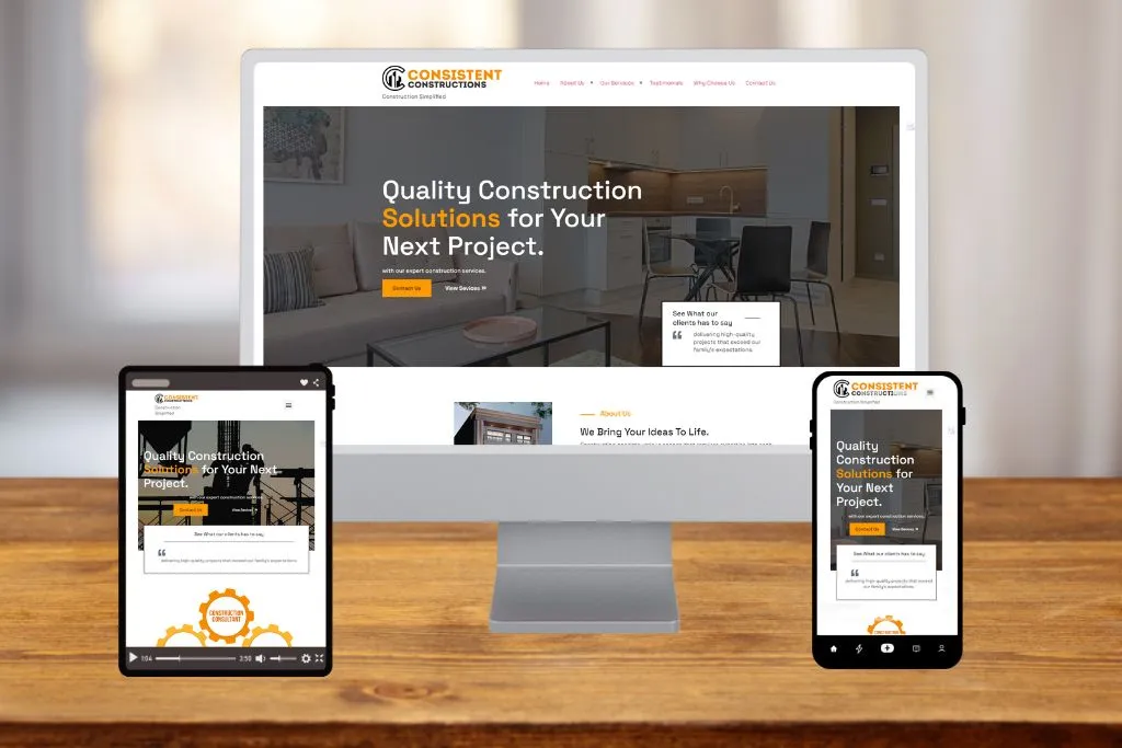 Construction Company Website