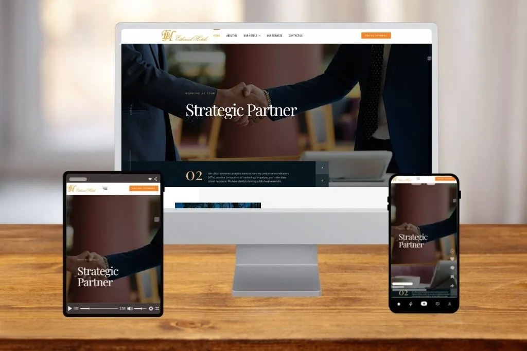 Eheral Hotels Website