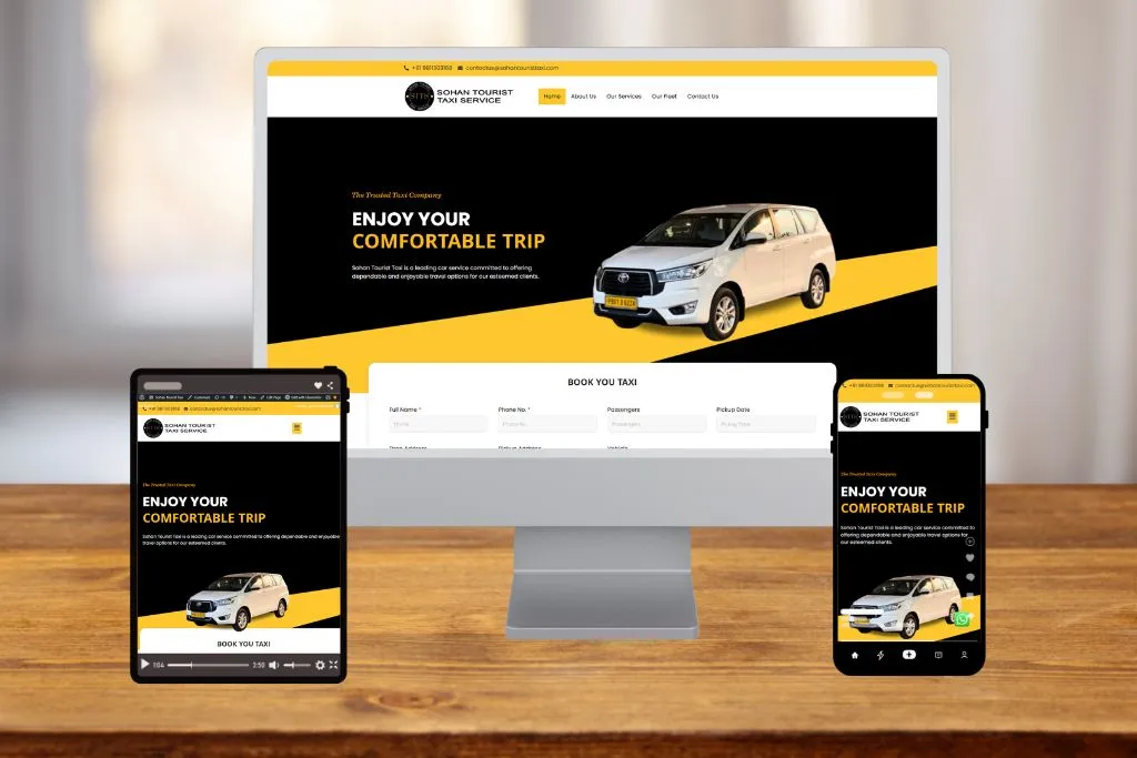 Sohan Taxi Service Website